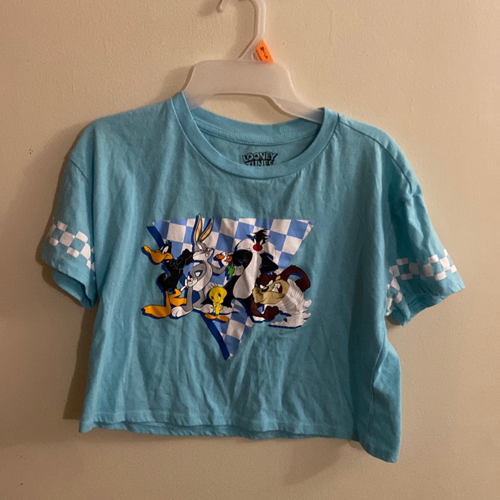 Looney toons cropped shirt
